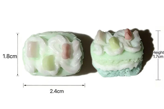 Kawaii Mini Candy-Topped Cream Pastry Squishy - Realistic 3D Dessert Toy