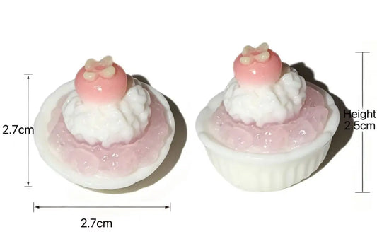 Aesthetic Frosty Berry Sorbet Squishy - Premium 3D Miniature Healing Toy for Desktop Decor