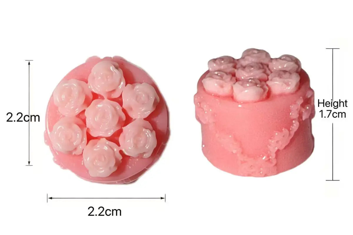 Eternal Floral Bouquet Squishy - Aesthetic Handmade Miniature Sensory Decor Toy