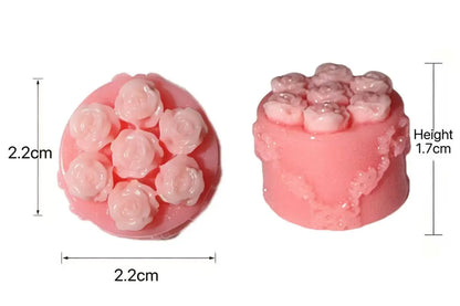 Eternal Floral Bouquet Squishy - Aesthetic Handmade Miniature Sensory Decor Toy