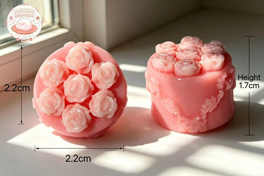 Eternal Floral Bouquet Squishy - Aesthetic Handmade Miniature Sensory Decor Toy